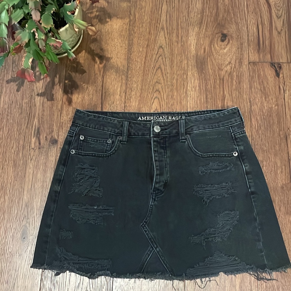 American Eagle Jean Mini Skirt